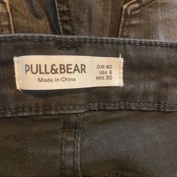 “Pull&Bear” Open Knee skinny Jeans NWT size 8 - Picture 7 of 8